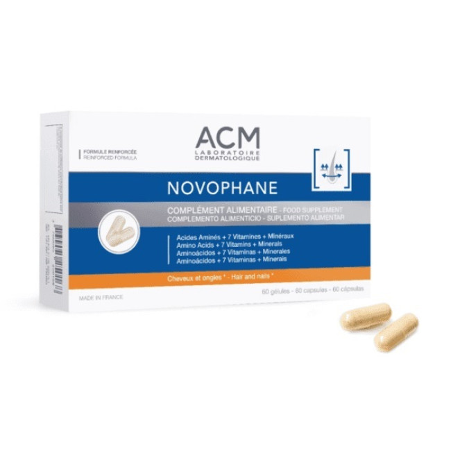 ACM Novophane Hair and Nail Food Supplement Capsules — Харчові добавки ACM Novophane Hair and Nail Food Supplement Capsules — Харчові добавки
