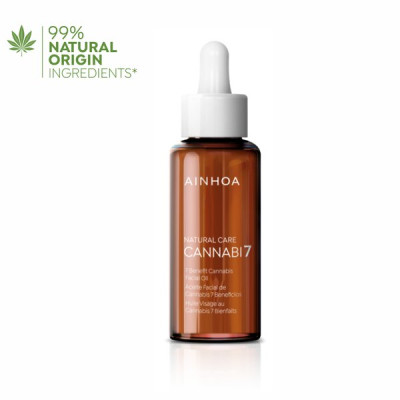 Ainhoa Cannabi7 7 Benefit Cannabis Face Oil 50ml — Massaggio viso Ainhoa Cannabi7 7 Benefit Cannabis Face Oil 50ml — Massaggio viso