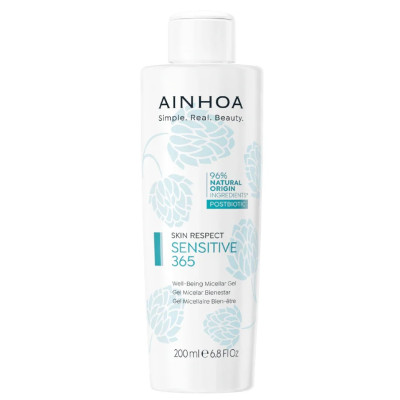 Ainhoa Skin Respect Sensitive 365 Well-Being Micellar Gel 200ml — Detersione Ainhoa Skin Respect Sensitive 365 Well-Being Micellar Gel 200ml — Detersione