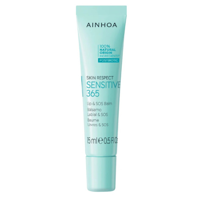 Ainhoa Skin Respect Sensitive 365 Lip and SOS Balm 15ml — Feuchtigkeitsarme Haut Ainhoa Skin Respect Sensitive 365 Lip and SOS Balm 15ml — Feuchtigkeitsarme Haut