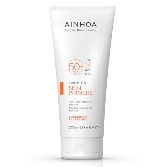 Ainhoa Skin Primers Sun Very High Protection Emulsion 50+ (200ml) — Corpo Ainhoa Skin Primers Sun Very High Protection Emulsion 50+ (200ml) — Corpo
