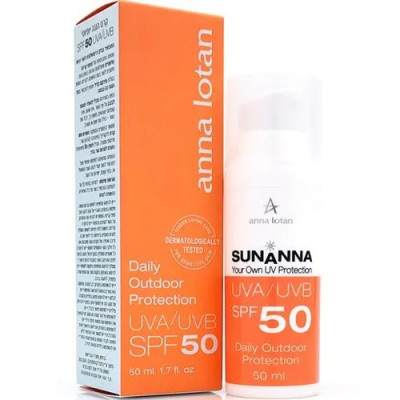 Anna Lotan SunAnna Daily Outdoor Protection UVA/AVB SPF50 (50ml) — Nägu Anna Lotan SunAnna Daily Outdoor Protection UVA/AVB SPF50 (50ml) — Nägu