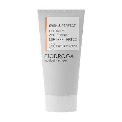 Biodroga Medical Even & Perfect CC Cream Anti-Redness SPF20 (33g) — Консилеры и корректоры Biodroga Medical Even & Perfect CC Cream Anti-Redness SPF20 (33g) — Консилеры и корректоры