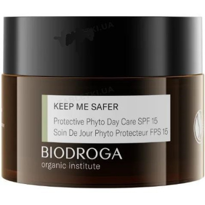 Biodroga Organic Keep Me Safer Protective Phyto Day Care SPF15 (50ml) — Зневоднена шкіра Biodroga Organic Keep Me Safer Protective Phyto Day Care SPF15 (50ml) — Зневоднена шкіра