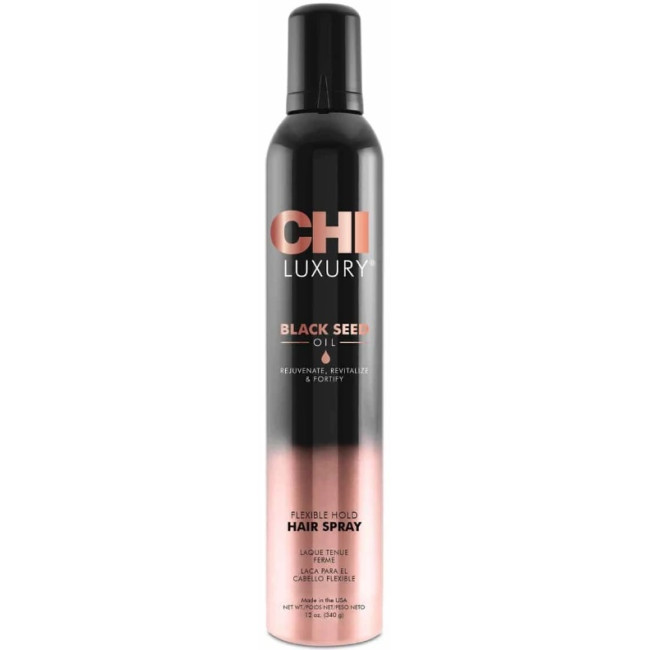 CHI Luxury Black Seed Oil Flexible Hold Hair Spray 284g — Стайлінг волосся CHI Luxury Black Seed Oil Flexible Hold Hair Spray 284g — Стайлінг волосся