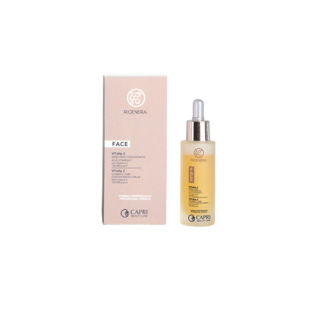 Capri Beauty Line Rigenera Vitality C Pure Serum Concentrated With Vitamin C 30ml — Вітамін C Capri Beauty Line Rigenera Vitality C Pure Serum Concentrated With Vitamin C 30ml — Вітамін C