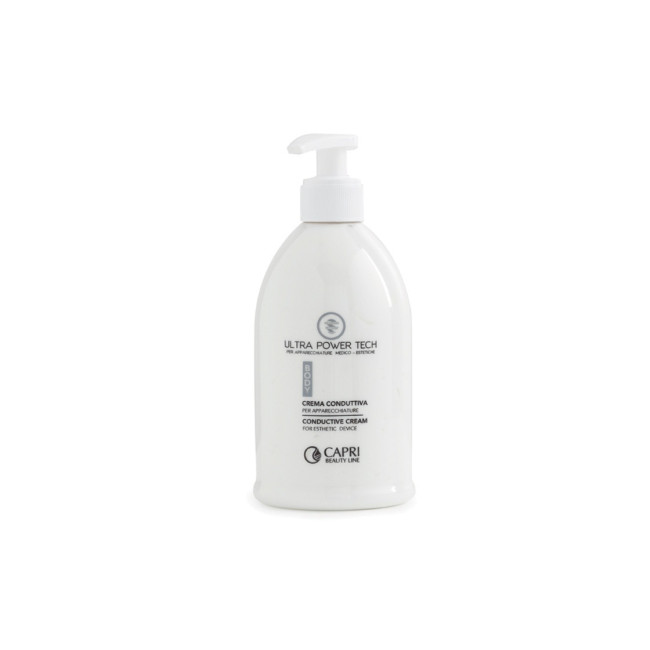 Capri Beauty Line Ultra Power Tech Conductive Cream for Electro Esthetic Device 500ml — Hooldus Capri Beauty Line Ultra Power Tech Conductive Cream for Electro Esthetic Device 500ml — Hooldus