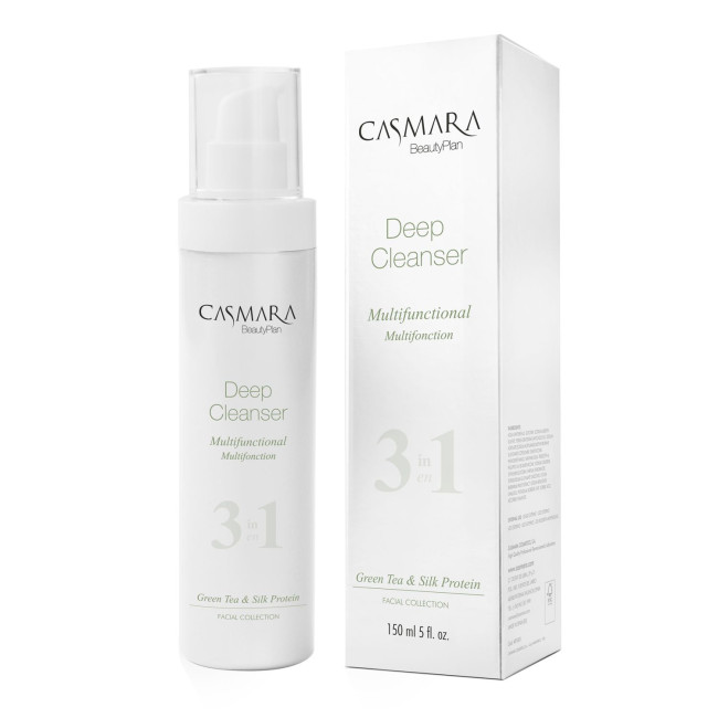 Casmara Deep Cleanser Multifunctional 3in1 Green Tea & Silk Protein — Очищення Casmara Deep Cleanser Multifunctional 3in1 Green Tea & Silk Protein — Очищення