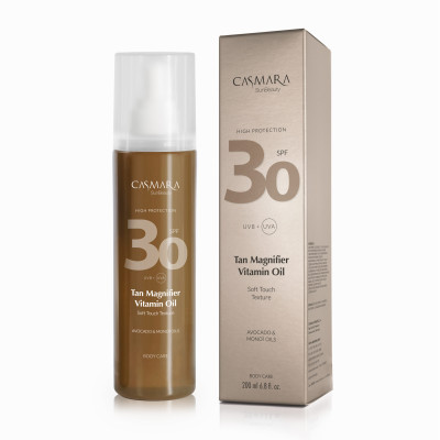 Casmara Sun Beauty Tan Magnifier Vitamin Oil SPF30 (200ml) — Corpo Casmara Sun Beauty Tan Magnifier Vitamin Oil SPF30 (200ml) — Corpo
