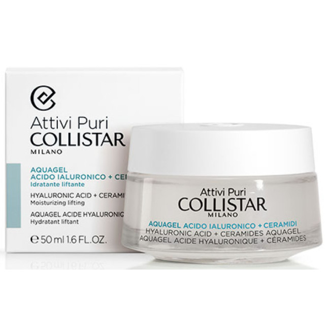 Collistar Attivi Puri Hyaluronic Acid + Ceramide Aquagel 50ml — Антивіковий догляд / Проти зморщок Collistar Attivi Puri Hyaluronic Acid + Ceramide Aquagel 50ml — Антивіковий догляд / Проти зморщок