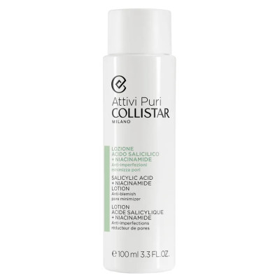 Collistar Attivi Puri Salicylic Acid + Niacinamide Anti-Blemish Pore minimizer Lotion 100ml — Очищение Collistar Attivi Puri Salicylic Acid + Niacinamide Anti-Blemish Pore minimizer Lotion 100ml — Очищение