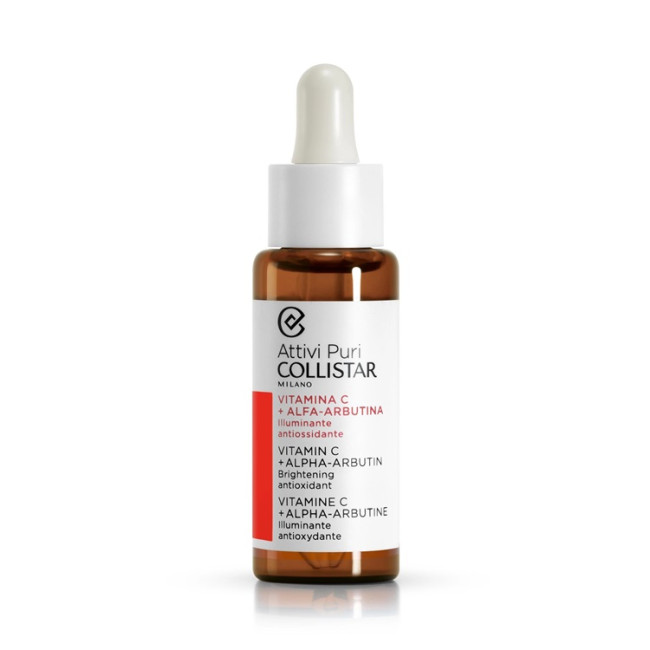 Collistar Attivi Puri Vitamin C + Alpha-Arbutin Brightening Drops 30ml — Вітамін C Collistar Attivi Puri Vitamin C + Alpha-Arbutin Brightening Drops 30ml — Вітамін C