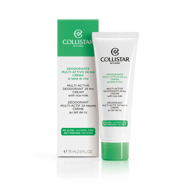 Collistar Multi Active Deodorant 24 Hours Cream with Rice Milk 75ml — Deodorants Collistar Multi Active Deodorant 24 Hours Cream with Rice Milk 75ml — Deodorants