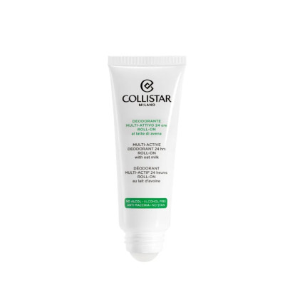 Collistar Multi Active Deodorant 24 Hours Roll-On with Oat Milk 75ml — Дезодоранты Collistar Multi Active Deodorant 24 Hours Roll-On with Oat Milk 75ml — Дезодоранты