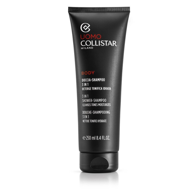 Collistar Uomo Body 3in1 Shower Shampoo 250ml — Cura capelli uomo Collistar Uomo Body 3in1 Shower Shampoo 250ml — Cura capelli uomo