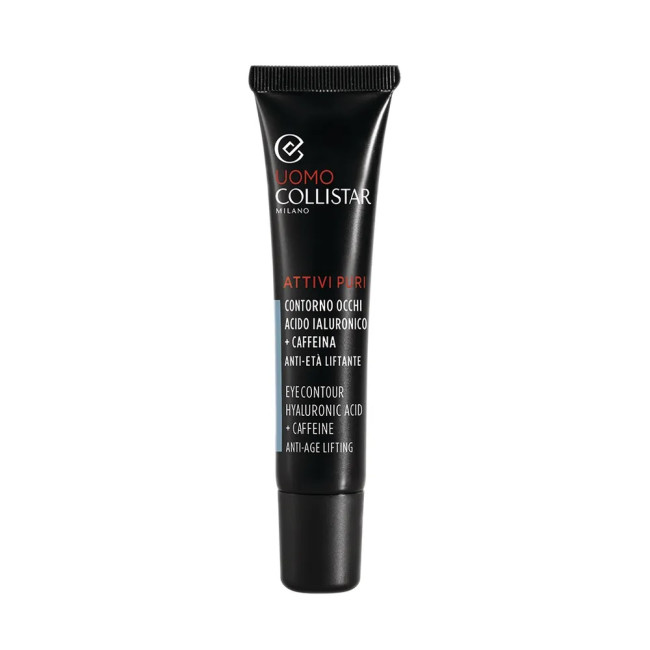 Collistar Uomo Attivi Puri Hyaluronic Acid + Caffeine Eye Contour 15ml — Cura occhi e labbra Collistar Uomo Attivi Puri Hyaluronic Acid + Caffeine Eye Contour 15ml — Cura occhi e labbra