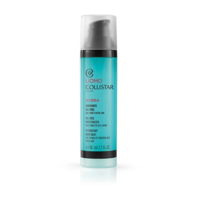 Collistar Uomo Hydra Oil Free Moisturizer Face and Eye Gel 24h 80ml — Silma- ja huulehooldus Collistar Uomo Hydra Oil Free Moisturizer Face and Eye Gel 24h 80ml — Silma- ja huulehooldus