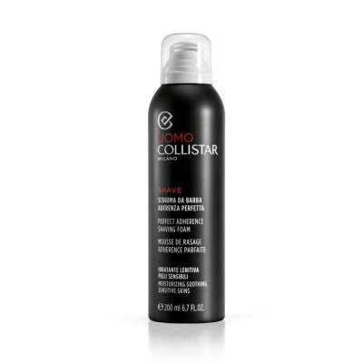 Collistar Uomo Shave Perfect Adherence Shaving Foam Moisturizing Soothing Sensitive Skin 200ml — Мужской уход за кожей Collistar Uomo Shave Perfect Adherence Shaving Foam Moisturizing Soothing Sensitive Skin 200ml — Мужской уход за кожей