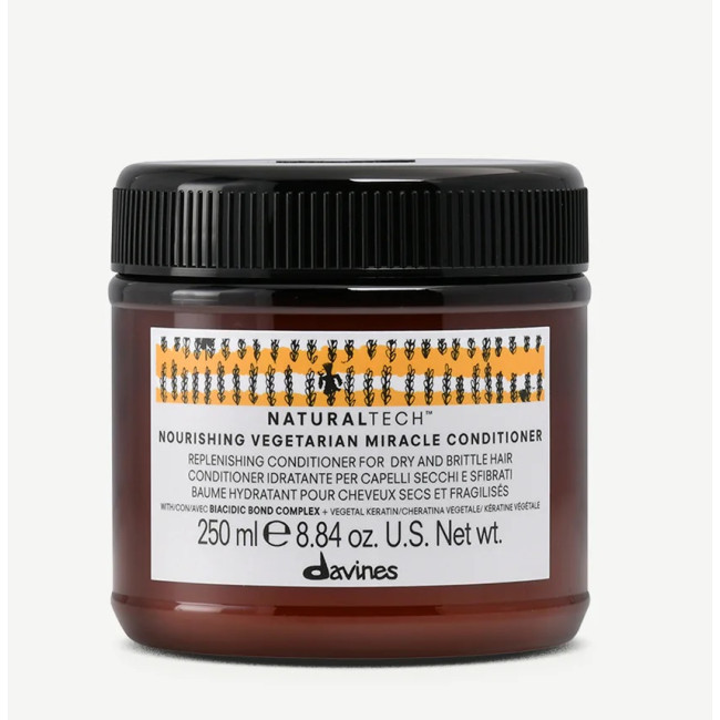 Davines NaturalTech Nourishing Vegetarian Miracle Conditioner 250ml — Palsamid Davines NaturalTech Nourishing Vegetarian Miracle Conditioner 250ml — Palsamid