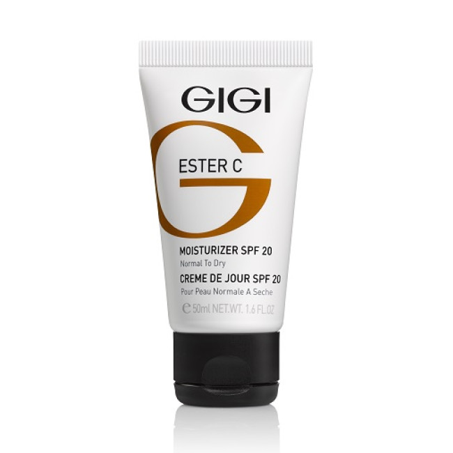 GiGi Ester C Moisturizer SPF20 Normal to Dry Skin 50 ml — Vananemisvastane / Kortsudevastane GiGi Ester C Moisturizer SPF20 Normal to Dry Skin 50 ml — Vananemisvastane / Kortsudevastane