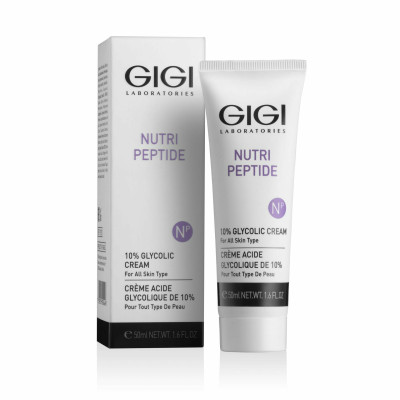 GIGI Nutri-Peptide 10% Glycolic Cream 50ml — Nachtcremes GIGI Nutri-Peptide 10% Glycolic Cream 50ml — Nachtcremes