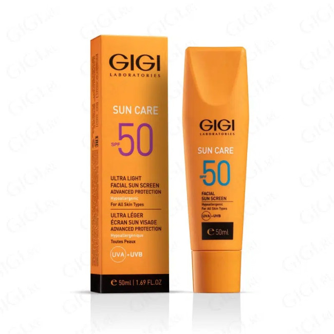 GiGi Sun Care Ultra Light Facial Sun Screen Advanced Protection SPF50 UVA/UVB For all skin types 50ml|ボディ GiGi Sun Care Ultra Light Facial Sun Screen Advanced Protection SPF50 UVA/UVB For all skin types 50ml|ボディ