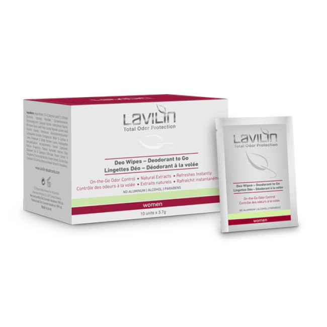 Hlavin Lavilin Women Deo Wipes - Deodorant to Go 10x3.7g — Дезодоранти Hlavin Lavilin Women Deo Wipes - Deodorant to Go 10x3.7g — Дезодоранти