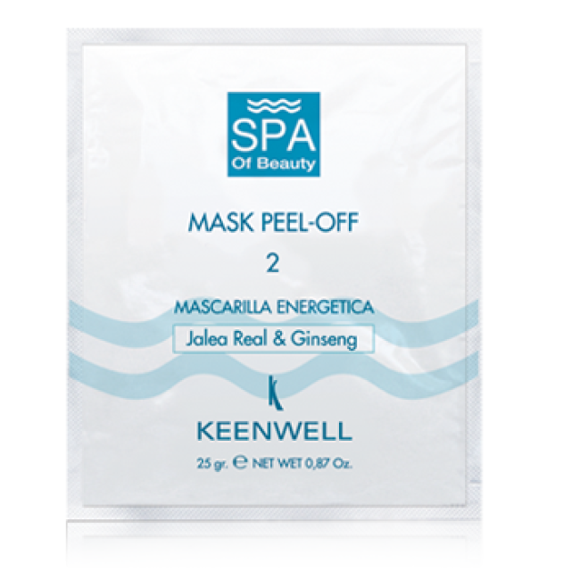 Keenwell SPA of Beauty 2 Peel-Off Energy Mask Royal Jelly and Ginseng — Maschere Keenwell SPA of Beauty 2 Peel-Off Energy Mask Royal Jelly and Ginseng — Maschere