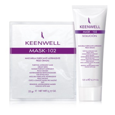 Keenwell Mask 102 Astringent Purifying Face Mask for Greasy Skin — Maskid Keenwell Mask 102 Astringent Purifying Face Mask for Greasy Skin — Maskid