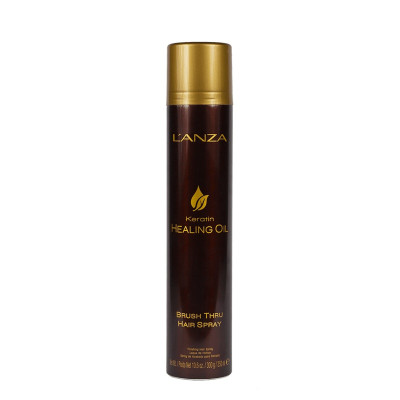L'Anza Keratin Healing Oil Brush Thru Hair Spray 350ml — Стайлинг волос L'Anza Keratin Healing Oil Brush Thru Hair Spray 350ml — Стайлинг волос