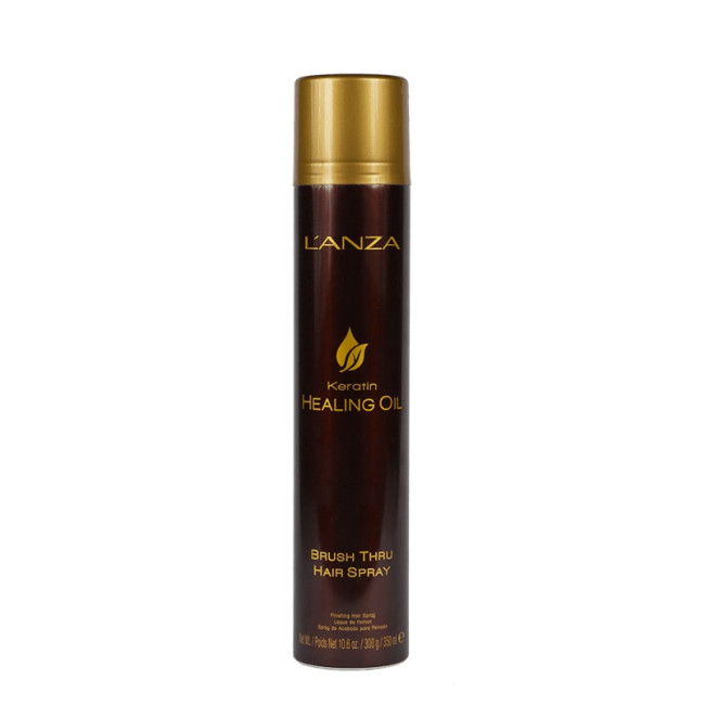 L'Anza Keratin Healing Oil Brush Thru Hair Spray 350ml — Juuste viimistlus L'Anza Keratin Healing Oil Brush Thru Hair Spray 350ml — Juuste viimistlus