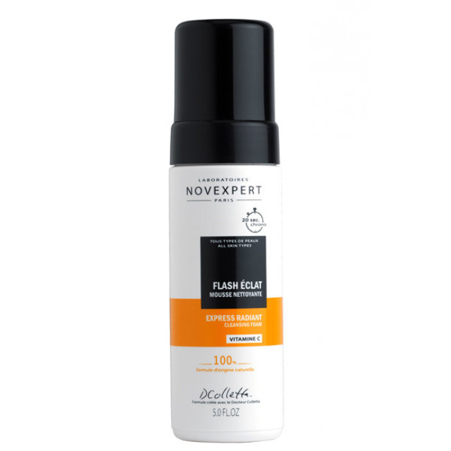NovExpert Paris Express Radiant Cleansing Foam 150ml — Vitamin C NovExpert Paris Express Radiant Cleansing Foam 150ml — Vitamin C