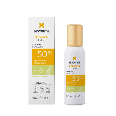 Sesderma Repaskin Comfort Mist Rosemary SPF50 (100ml) — Лицо Sesderma Repaskin Comfort Mist Rosemary SPF50 (100ml) — Лицо