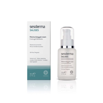 SeSDerma Salises Moisturizing Gel Cream 50ml — Жирна шкіра SeSDerma Salises Moisturizing Gel Cream 50ml — Жирна шкіра