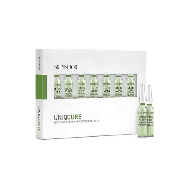Skeyndor Uniqure Mattifying Pore Refiner Concentrate (7x2ml) — Seerum Skeyndor Uniqure Mattifying Pore Refiner Concentrate (7x2ml) — Seerum