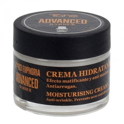 Tahe Advanced Barber 403 Euphoria Moisturising Matt Effect Anti-Wrinkle Cream 50ml — Cura viso uomo Tahe Advanced Barber 403 Euphoria Moisturising Matt Effect Anti-Wrinkle Cream 50ml — Cura viso uomo