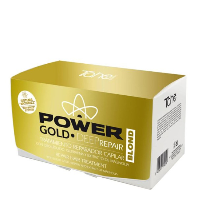 Tahe Power Gold Deep Repair Blond 6x10ml|トリートメント Tahe Power Gold Deep Repair Blond 6x10ml|トリートメント