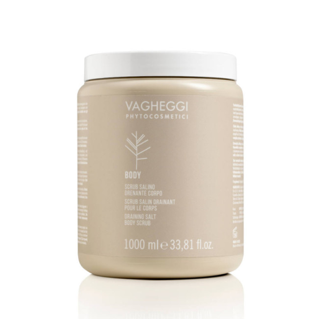 Vagheggi Body Professional Draining Salt Body Scrub 1000ml — Антицелюлітний і моделювальний догляд Vagheggi Body Professional Draining Salt Body Scrub 1000ml — Антицелюлітний і моделювальний догляд