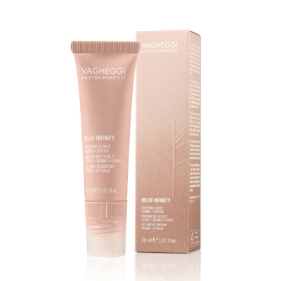 Vagheggi Delay Infinity Age Proof Eye and Lip Contour Cream + Lip Balm 30ml — Silma- ja huulehooldus Vagheggi Delay Infinity Age Proof Eye and Lip Contour Cream + Lip Balm 30ml — Silma- ja huulehooldus